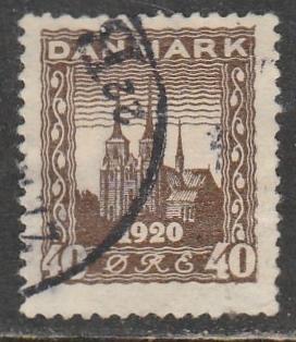 Danemark  1920  Scott No. 158  (O) Complet