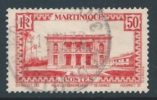 Martinique #148 Used 50c Government Palace