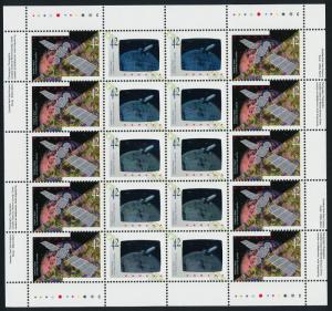 Canada 1442a Sheet MNH Satellite, Space, Hologram