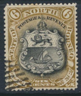 North Borneo  SG 101a Used  perf 15 x 14½  please see scan & details