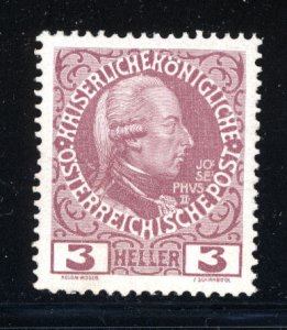 Austria 1908  Scott #112 MNH
