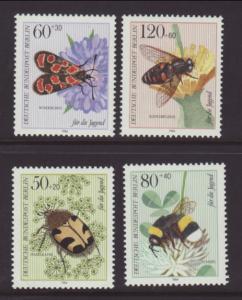 Germany Berlin Insects 9NB209-9NB213 MNH VF
