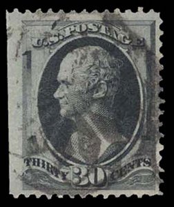 U.S. BANKNOTE CANCELS 165  Used (ID # 92142)