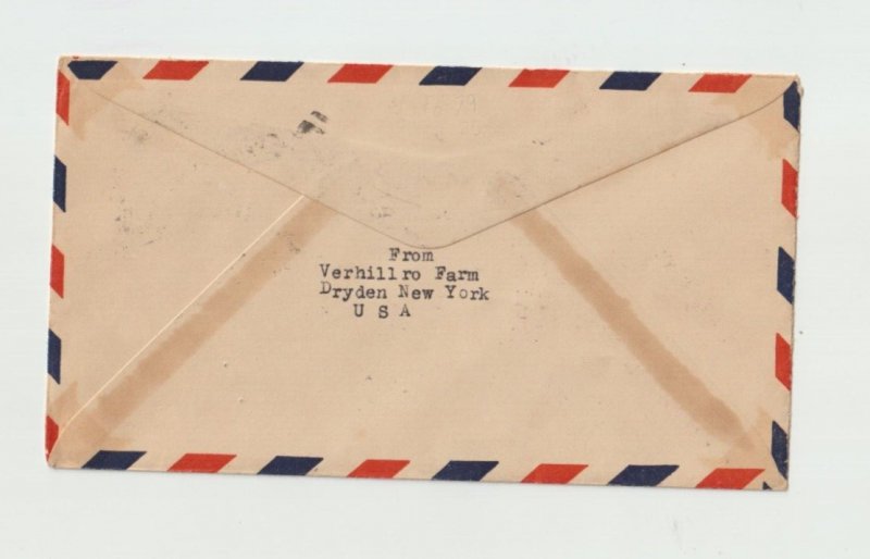 1931 First Flight Lindbergh Circle St. Thomas VI to Maturin Venezuela SC #C9 C10