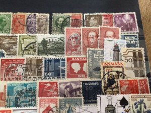 Denmark mounted mint or used stamps  A12359