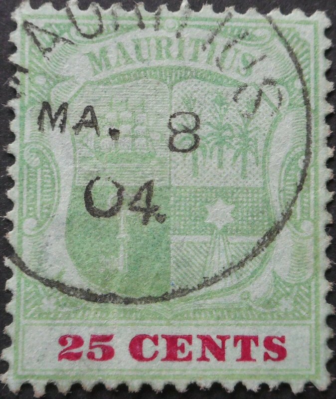Mauritius 1902 Twenty Five Cents SG 151 used.