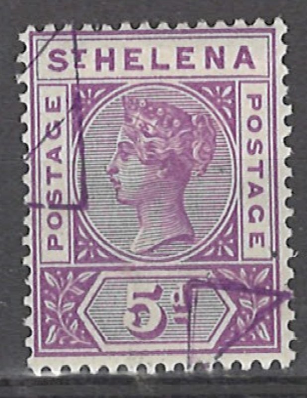 COLLECTION LOT # 3042 SAINT HELENA #45 PRECANCEL 1896 CV=$37.50