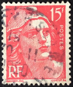 RF 15   Francaise republique , stamp used in good condition n1