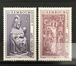 Luxembourg 1978 #609-10, MNH, CV $4.65