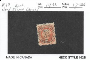 2c Express, Sc # R10c, sock on the nose canx (55187)