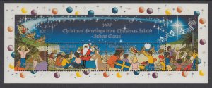 Christmas Island 212 Christmas Souvenir Sheet MNH VF