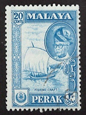 1957 Perak Sultan Yussuf Izzudin Shah 20С (LL-59)