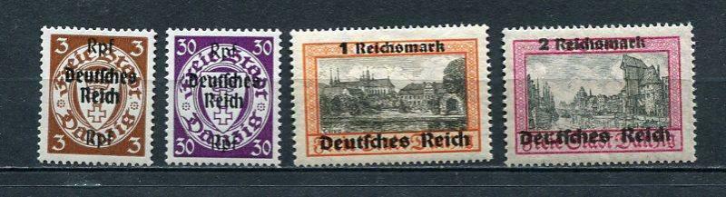 Germany Poland Danzig 1936 MI 716,725,728-9 MNH HiCV g2979s