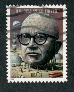 3870 Buckminster Fuller used single