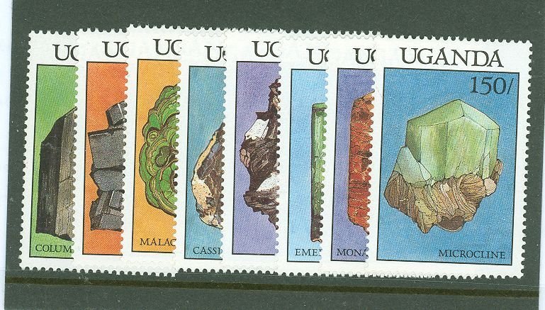 Uganda #599-606 Mint (NH) Single (Complete Set)