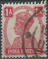 India 171 (used) 1a George VI