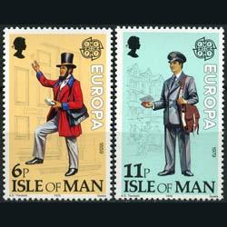 ISLE OF MAN 1979 - Scott# 152-3 Europa-Mailmen Set of 2 NH