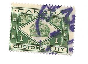 Canada Custom Duty - U - #FCD1