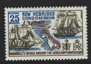 British New Hebrides Sc#128 MH