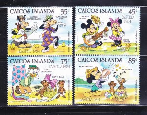 Caicos 42-45 Set MNH Disney, Easter