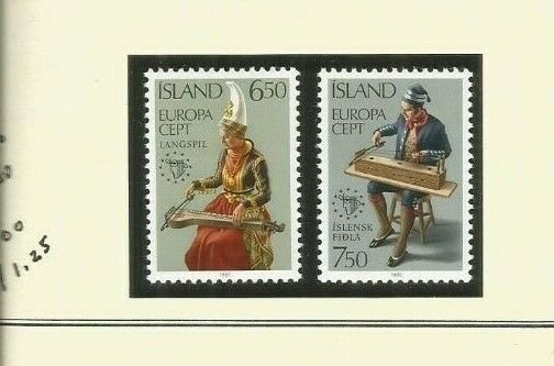 ICELAND SCOTT 605-6  MNH 