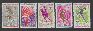 France MNH sc# B411-5 Olympics