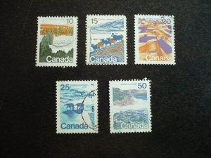 Stamps - Canada - Scott# 594-598 - Used Set of 5 Stamps