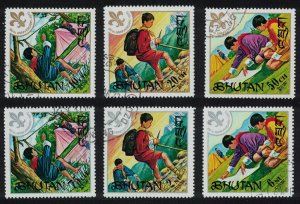 Bhutan Scouts 6v 1971 CTO MI#480-485