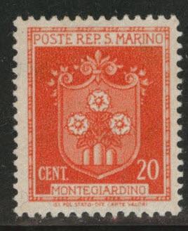 San Marino Scott 243 MH* from 1945-46 Arms  set 