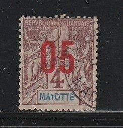 Mayotte 23 U Overprint