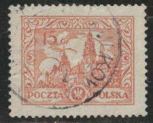 Poland Scott 232 used