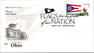 FDC 2011 SC #4314 A3277 Artcraft Cachet - Columbus Oh - Single - J2470