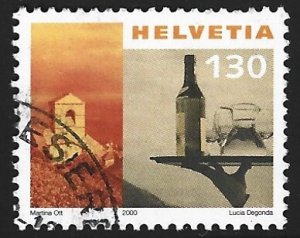 Switzerland #1077   used