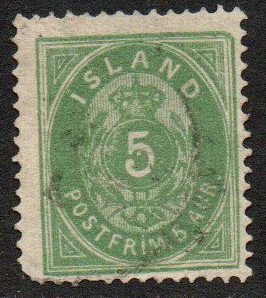 Iceland Sc #16 Used