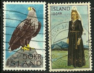 Iceland #378-9, Used.