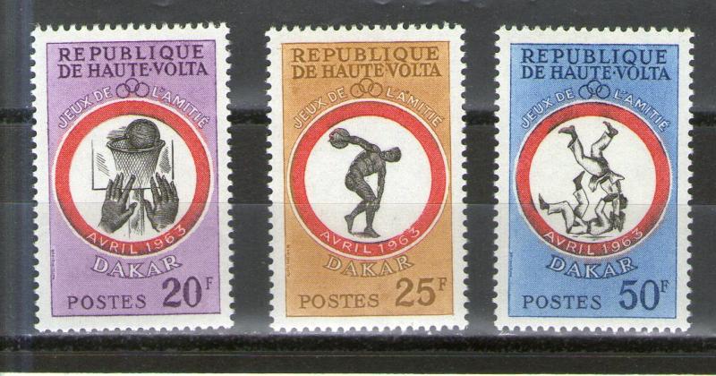 Burkina Faso 108-110 MNH