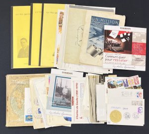 France Resistance War Covers Cards Books Maps Mixture DA1617