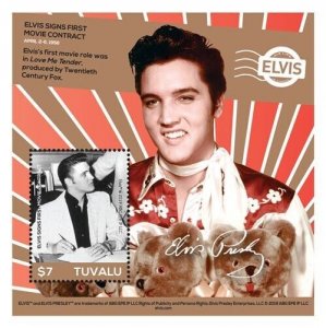 Tuvalu 2019 - Elvis Presley His Life in Stamps- Souvenir stamp sheet - MNH