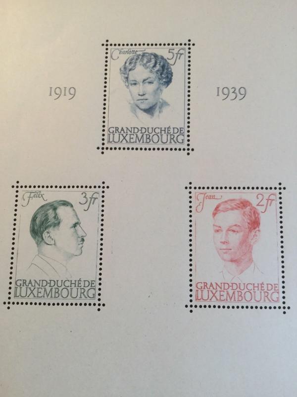 Luxembourg Scott #217 Souvenir Sheet Mint NH