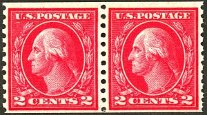 U.S. #455 MINT PAIR OG NH 