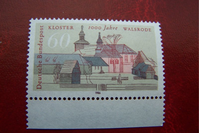 Germany 1986 MNH Walsrode Cathedral Sc. # 1459