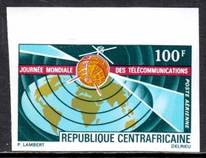 Central African Republic - Scott #C88 - MNH - Imperf proof - Crease UL - SCV ...