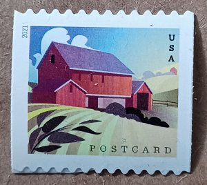 United States #5552 (36c) Spring Barn Postcard Rate MNH coil (2021)