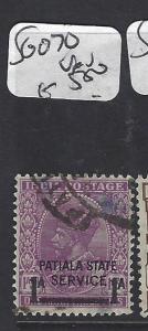 INDIA PATIALA   (PP0807B)  KGV 1A/1.3A  SERVICE  SG O70   VFU 