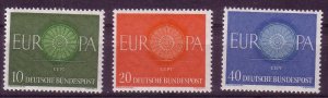 *Germany 1960 Europa Issue Sc 818-820 MNH