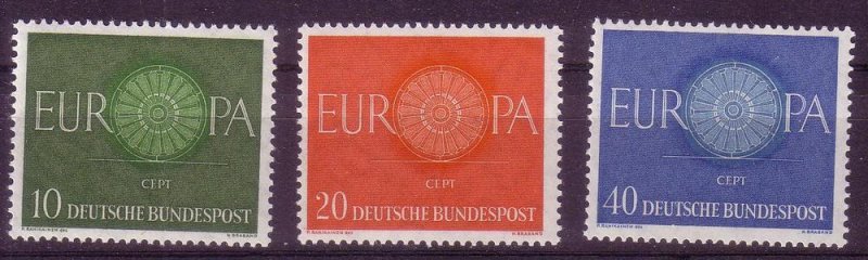 *Germany 1960 Europa Issue Sc 818-820 MNH