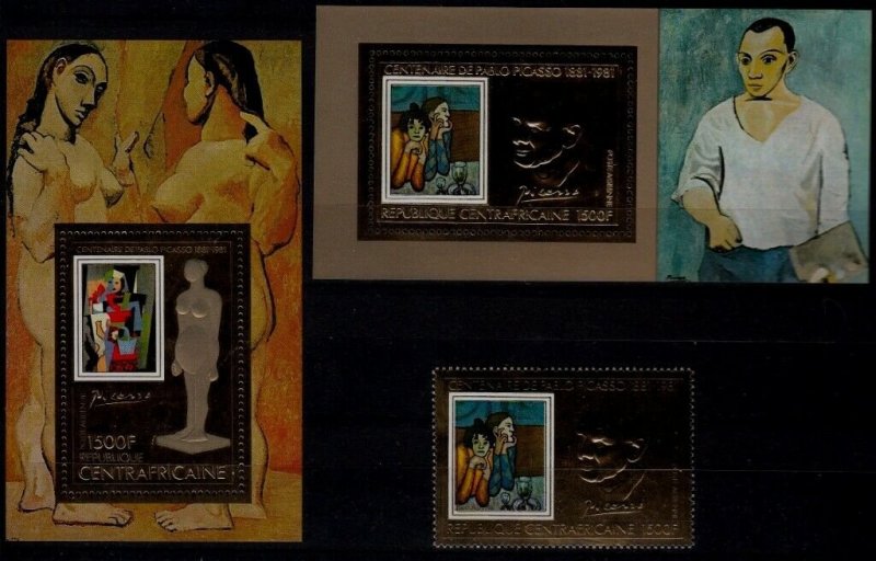 Central Africa C247A-47B MNH Painting/Picasso SCV57