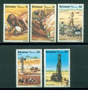 Botswana Scott 225-229 MNH Water Development $$