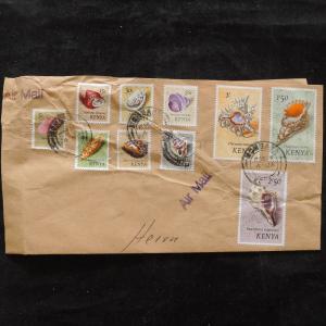 ZS-U637 MARINE LIFE - Kenya, Airmail, Great Franking Cover