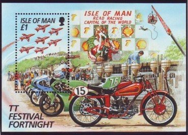 Isle of Man 1996, Motorcycle Races MNH S/Sheet # 705